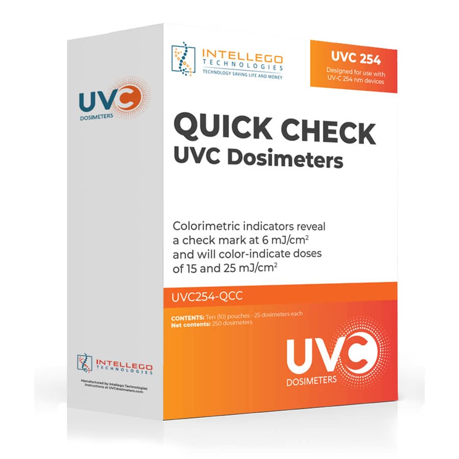 Intellego Technologies 254 QuickCheck UVC Dosimeter