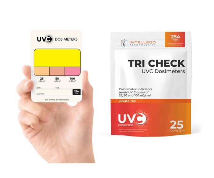 Intellego Technologies UVC254 TRI Check UVC Dosimeters